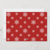 Merry Little Weihnachtsfotokarte Feiertagskarte (Rückseite)