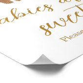 Merry Little Weihnachtskleidung Babies sind süß Poster (Ecke)