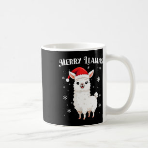 Merry Llamas Funny Christmas Llama Animal Holiday Kaffeetasse