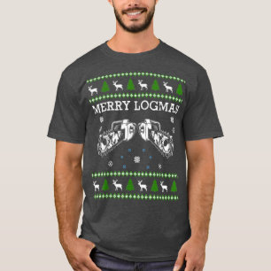 Merry Logmas Ugly Christmas Sweaters 268 T-Shirt