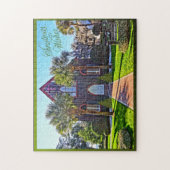 Merry Lowcountry Christmas Bluffton SC Church Puzzle (Vertikal)