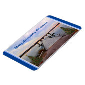 Merry Lowcountry Christmas Bluffton South Carolina Magnet (Linke Seite)