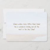 Merry Lowcountry Christmas Hilton Head Insel Karte (Rückseite)