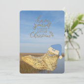 Merry Lowcountry Christmas Hilton Head Insel Karte (Stehend Vorderseite)