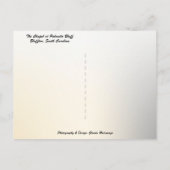 Merry Lowcountry Weihnachtskapelle Palmetto Bluff Feiertagspostkarte (Rückseite)