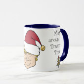 Merry Maga Trump Weihnachts-Tasse Tasse (VorderseiteRechts)