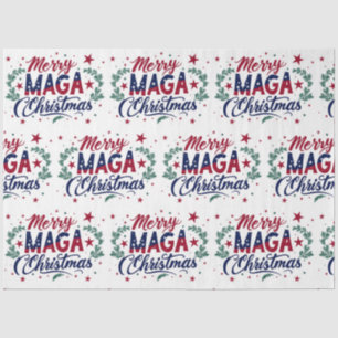 Merry Maga Weihnachtszettel Seidenpapier