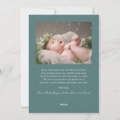 Merry Magenta & Green 2 Foto Weihnachten (Rückseite)