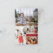 Merry Magic | Snowflake Overlay-Foto Feiertagskarte (Innenseite)