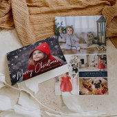 Merry Magic | Snowflake Overlay Foto Weihnachten