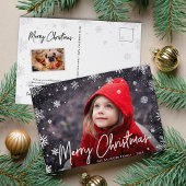 Merry Magic | Snowflake Overlay Foto Weihnachten
