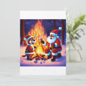 Merry Mailbox: Weihnachtskarten online Feiertagskarte (Stehend Vorderseite)