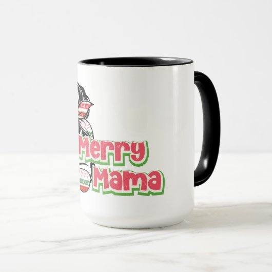 Merry Mama Christmas Tasse (VorderseiteRechts)