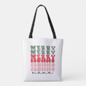 Merry Mama Mother Mama Weihnachten Tasche (Rückseite)