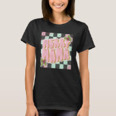 Merry Mama Retro Merry Christmas Groovy Winter Hol T-Shirt (Vorderseite)