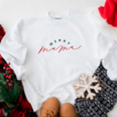 Merry Mama Script Christmas Sweatshirt