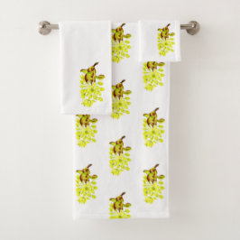 "Merry Maples" auf einem Badetuch-Set (III) Badhandtuch Set