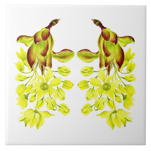 "Merry Maples" auf einer Keramik (I) Fliese (Vorderseite)