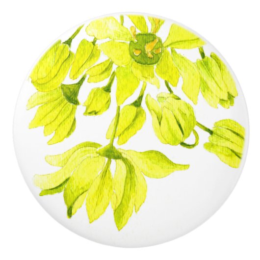 'Merry Maples' auf einer Keramik Pull (I) Keramikknauf (Vorderseite)