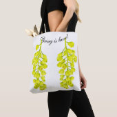 "Merry Maples" auf einer Tasche (I) (Von Nahem)