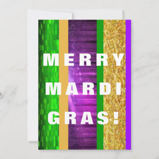 Merry Mardi Gras Feiertagskarte