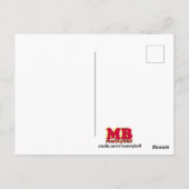 Merry Mardi Gras Postkarte (Rückseite)