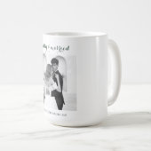 Merry & Married - Personalized Newlywed Christmas  Kaffeetasse (VorderseiteRechts)