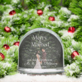 Merry & Married Wedding First Christmas Schneekugeln (Weihnachten)