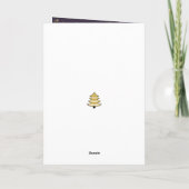 Merry & Masked Christmas 2020 Wird Foto Feiertagskarte (Rückseite)