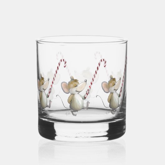Merry Maus Moe Whiskyglas (Rückseite)