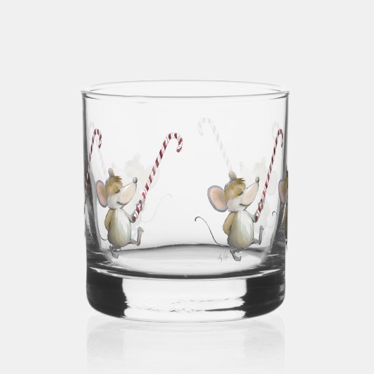 Merry Maus Moe Whiskyglas (Links)