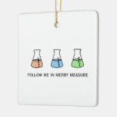 Merry Measure Chemistry Science Erlenmeyer Holiday Keramikornament (Links)