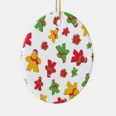 Merry Meeple Christmas Board Game Pattern Keramik Ornament (Rechts)