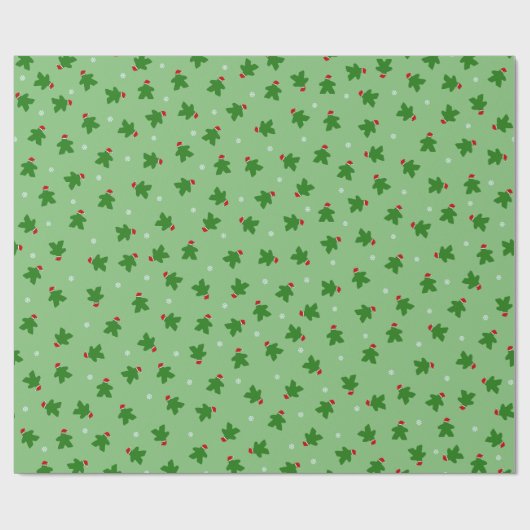 Merry Meeple Kleinere Bilder Geschenkpapier (Flach)