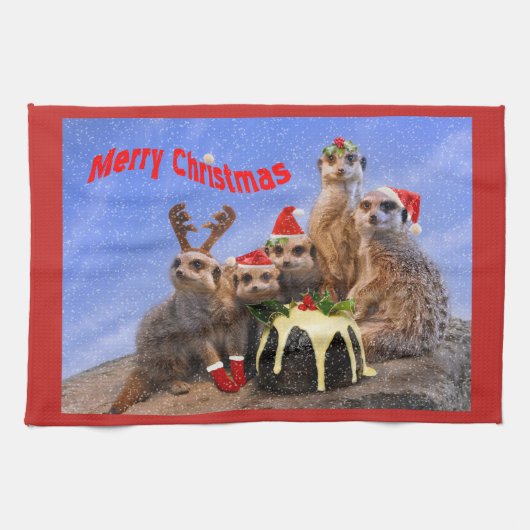 Merry Meerkats Küchentücher (Horizontal)