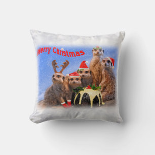 Merry Meerkats Pillow Kissen