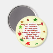 Merry Meet Magnet (Vorderseite/Rückseite)
