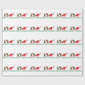 Merry Meewy Christmas Cats Geschenkpapier (Flach)