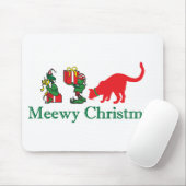 Merry Meewy Christmas Mousepad (Mit Mouse)