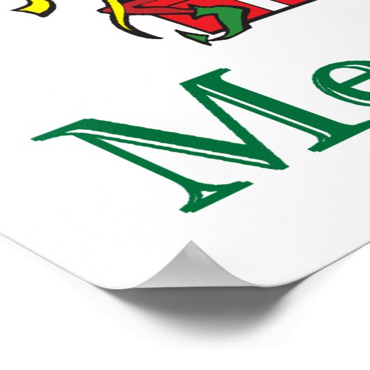 Merry Meewy Christmas Poster (Ecke)