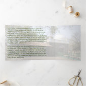 Merry Mehermas Dreifach Gefaltete Ankündigung (Innenseite)