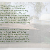 Merry Mehermas Dreifach Gefaltete Ankündigung (Innenseite Mitte)