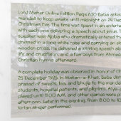 Merry Mehermas Dreifach Gefaltete Ankündigung (Innen Erste Seite)