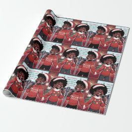 Merry Melodies - Weihnachtswrapping Paper Geschenkpapier
