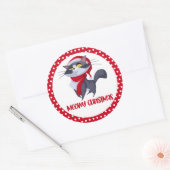 Merry Meowy Christmas Cat Sticker (Umschlag)