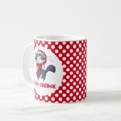 Merry Meowy Christmas Cat Tasse (Vorderseite Links)