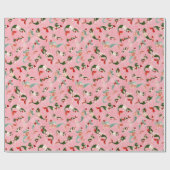 MERRY MERMAIDS PINK GESCHENKPAPIER (Flach)