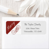 Merry, Merry - Adressetikett (Insitu)