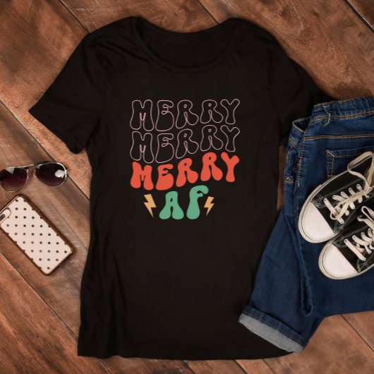 Merry Merry AF Christmas T-Shirt