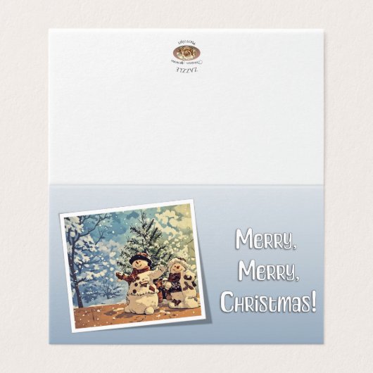 Merry, Merry Christmas! (Außenseite Aufgefaltet)